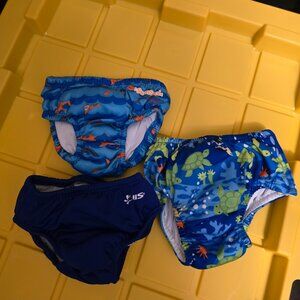 Swim Diapers Lot of 3 S,M,L Infant/Toddler Swim Beach Water Park Splash Pad